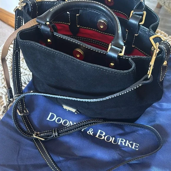 Dooney & Bourke Black Satchel with Structured Design - Picture 5 of 14